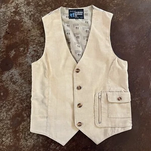 Vintage Men’s JC Penney Coordinated Sportswear Ltd Corduroy Vest RARE! Sz 40R - Picture 1 of 10