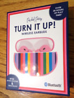 Packed Party~Turn It Up~WIRELESS EARBUDS in Stripe Case~Bluetooth~NEW in Box