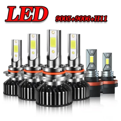 Combo de faros antiniebla altos/bajos LED para Dodge Avenger 2013 2014 6x 6500K Foto 1 de 4