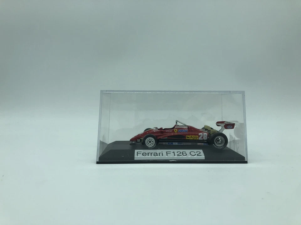 MODELLINO AUTO FERRARI F126 C2 N27 1982 ROSSA - EDICOLA - SCALA 1:43 - Immagine 1 di 2