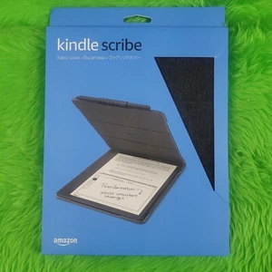 AMAZON KINDLE SCRIBE STOFF FOLIO MAGNET COVER CASE Schwarz (1. Gen 2022) *NEU* - Bild 1 von 4