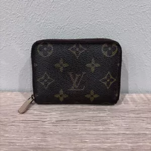 Louis Vuitton Geldbörse mit Reißverschluss Geldbörse M60067 Monogramm Leinwand braun #33 - Bild 1 von 5