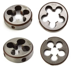 1Pz Tubo Acqua HSS Acciaio Alta Velocità Mano Matrici Passo Filettatura 3/8 Pollici G1/2-14 Caldo - Foto 1 di 49