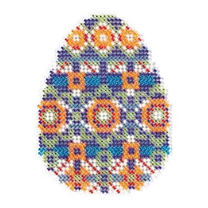Kit de punto de cruz con cuentas de huevo de mosaico Mill Hill 2018 Spring Bouquet MH181815 - Imagen 1 de 1