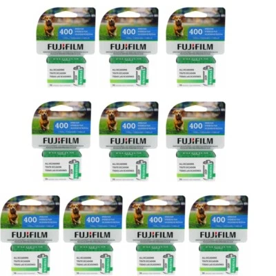 10 Rolls Fujifilm 400 Color Print Fujicolor 35mm Film, 36 Exposure - Image 1 of 4