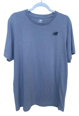 New Balance Women’s Size 2XL Gray Short Sleeve T Shirt Spell Out Logo EUC - Image 1 of 4