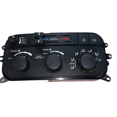 Dodge Durango 2001 2002 2003 calefacción aire acondicionado control de temperatura doble zona OEM Foto 1 de 2