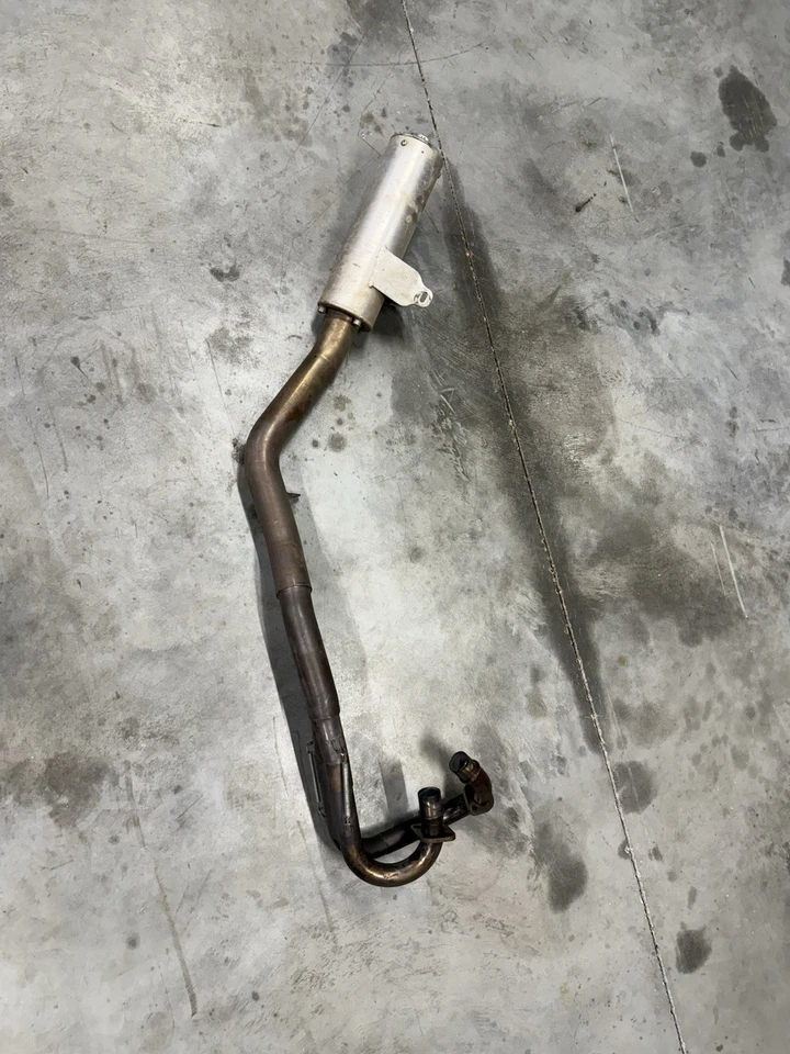 01 tubo de escape silenciador Can-Am DS650 e cabeçalhos circuito profissional - Imagem 1 de 4