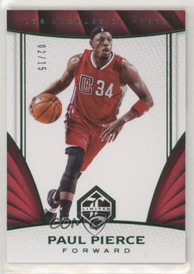 2016-17 Panini Limited Spotlight Emerald /15 Paul Pierce #92 HOF - Image 1 of 2