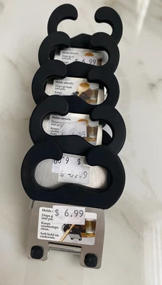 Norpro Grip-EZ Heat Resistant Silicone Spoon Utensil Handle Pot Clip LOT OF 5 - Image 1 of 4