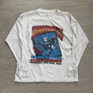 Vintage 1999 Summercross Los Angeles Coliseum Long Sleeve T-Shirt XL - McGrath - Picture 1 of 3