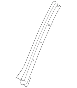 Genuine GM Driver Side Windshield Reveal Molding 20918020 - Picture 1 of 4
