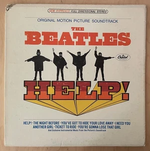 THE BEATLES Help! 1960s Apple Records SMAS-2386-Original LP (VG/VG) - Picture 1 of 4