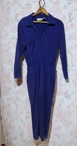 Vintage Jumpsuit Romper Liz Claiborne Women’s Petite Small Embroidered One Piece - Picture 1 of 5