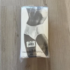 3 Men's Vintage 1994 Calvin Klein Traditional Full-Rise Brief Underwear Sz 38 - Picture 1 of 6