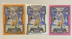 Prizm Justin Herbert 2023 Pink Prizm, Orange Disco & Base. Lote-3 cargadores #158 - Imagen 1 de 13