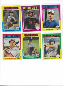 2024 Topps Heritage High Number SHORT PRINTS U-Pick King Banuelos Jimenez Rivas - Bild 1 von 1