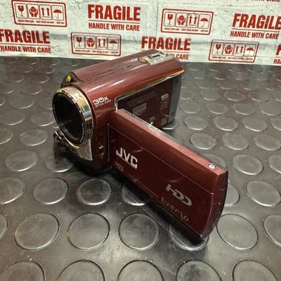 JVC GZ-MG330REK Everio 30GB HDD Camcorder. Candy Apple Red - Image 1 of 4