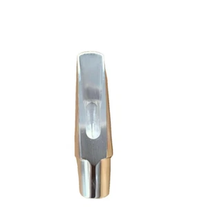 Excellent Silver Plated Copper Alto Saxophone Mouthpiece U Shape #5-9 w/Ligature - Picture 1 of 5
