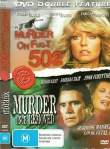 Murder On Flight 502 / Murder Once Removed (DVD, 1975) Farrah Fawcett - Picture 1 of 1