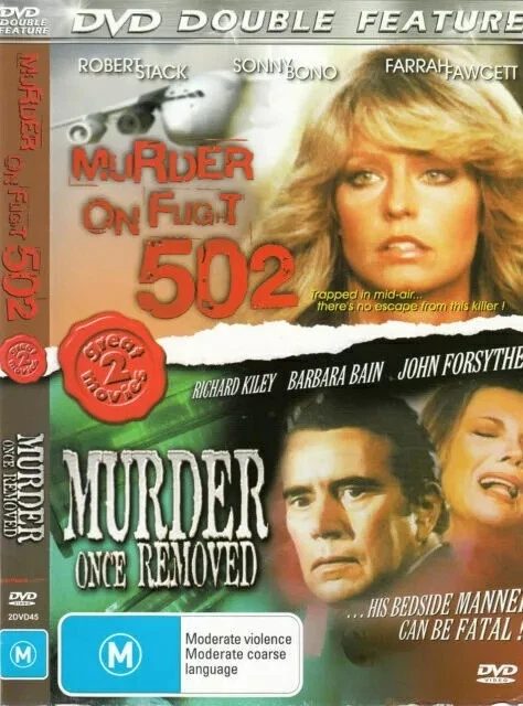 Murder On Flight 502 / Murder Once Removed (DVD, 1975) Farrah Fawcett - image 1 of 1