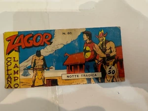 ZAGOR A STRISCIA QUARTA (4°) SERIE N 85 - ORIGINALE COLLANA LAMPO - Foto 1 di 5