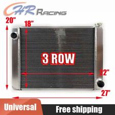 CHR 3 Row Universal Crossflow 22" Core Radiator Chevy Config