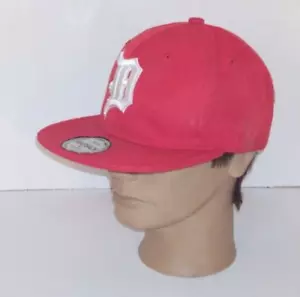 Gorra de pelota roja Snapback de los Detroit Tigers talla única premium - Imagen 1 de 4