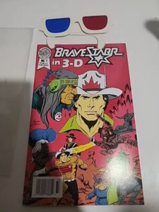 Bravestarr in 3-D Ausgabe #1 1987 Comic Buch 3D Brille enthalten sehr guter Zustand +  - Bild 1 von 6