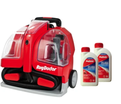 NEW Rug Doctor Portable Spot Carpet Cleaner w/ 2 x 500ml Spot Cleaning Solution - Image 1 of 3
