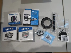 Ultimaxx 55MM komplettes Objektivfilter Zubehörset mit 55MM 2.2X Tele, 0,4... - Bild 1 von 6