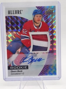 Patch automatica Allure Owen Beck Montreal Canadians viola diamante 2023-24 /10 - Foto 1 di 2