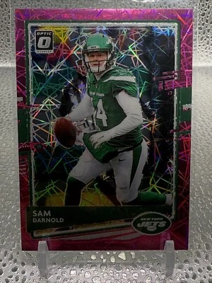 2020 Panini Optic Sam Darnold Pink Velocity Prizm /70 Minnesota Vikings - Image 1 of 3