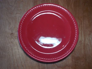 Emeril KICK IT UP A NOTCH RED Dinner Plate 11" Squares 1 ea      4 available - Picture 1 of 7