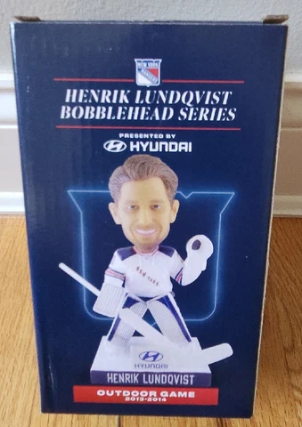 New NY Rangers Henrik Lundqvist 2022 Bobblehead #4 Outdoor Game 2013-2014 NHL Cover