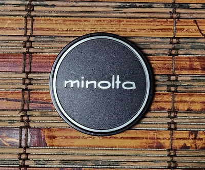 Classic Minolta 54mm Metal Slip-on Lens Cap for 52mm Filter Thread Lenses NICE! - Image 1 of 4