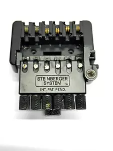 Original Vintage USA Steinberger Gitarre Trans-Trem Tremolo Steg 1980er schwarz - Bild 1 von 5