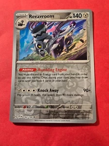 2023 Pokemon Scarlet and Violet Reverse Foil #142 Revavroom, R, cd1 - Picture 1 of 3