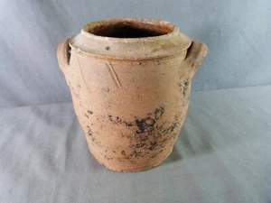 Salt cellar, antique salt pot in Puisaye sandstone, brownish beige color, 19th. - Picture 1 of 8