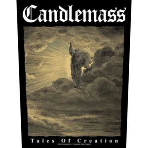 CANDLEMASS TALES OF CREATION 29CM X 36CM OFFICIAL PRINTED BACK PATCH - Picture 1 of 6