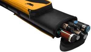 Estuche rígido para tacos de billar Predator Roadline negro/amarillo - 2 culatas x 4 ejes - Imagen 1 de 6