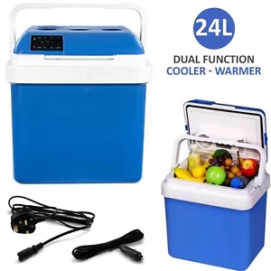 24L Cooler Hot/Cold Portable Cool Box Car Home Electric 240V AC / 12V DC - Picture 1 of 14