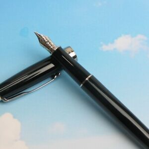 PARKER Fountain Pen Sonnet nib:F/18K Black Lac CT Free Shipping From JAPAN