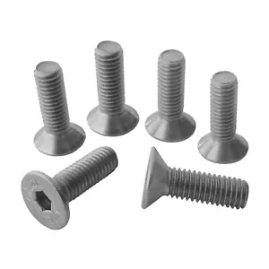 SPD Pedal Cleat Bolts 10/12/16mm For Shimano, Time, Look Stainless Steel Pk of 6 - Picture 1 of 1