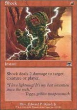 4x Shock ~ Near Mint Onslaught MTG Magic x4 4 UltimateMTG Playset Red Card