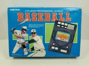 Vintage Baseball Electronic Game Radio Shack 60-2241 2 Player Pro League New - Picture 1 of 5