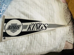 Vintage 1980er Los Angeles Kings Wimpel NHL Full Size Classic top unbenutzt - Bild 1 von 11