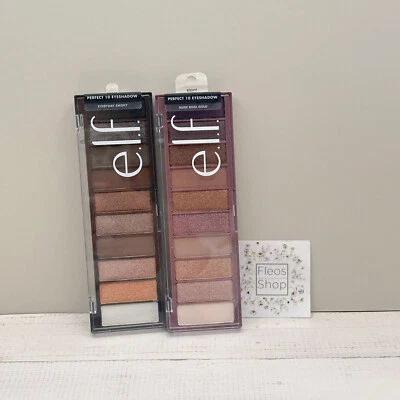 ELF Perfect 10 Eyeshadow Nude Rose Gold & Everyday Smoky - 2-pack - Image 1 of 4