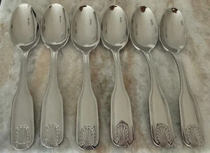 6pc New Star Stainless 18/0 Teaspoons 6 1/2" - Picture 1 of 4