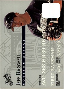 1995 Studio Baseball Card #2 Jeff Bagwell